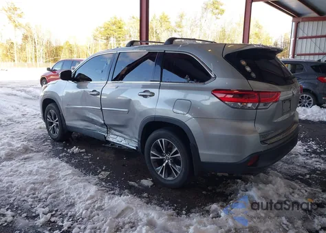 2019 Toyota Highlander Le from USA, damaged, VIN 5TDBZRFH3KS726290